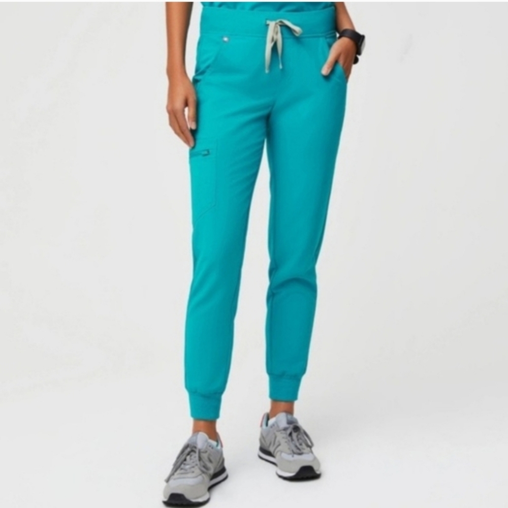 Figs Zamora Jogger Scrub Pants Teal Large